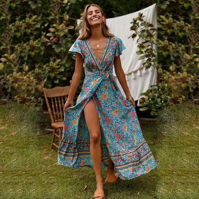 Vanesa® | Maxi Dress With A High Slit