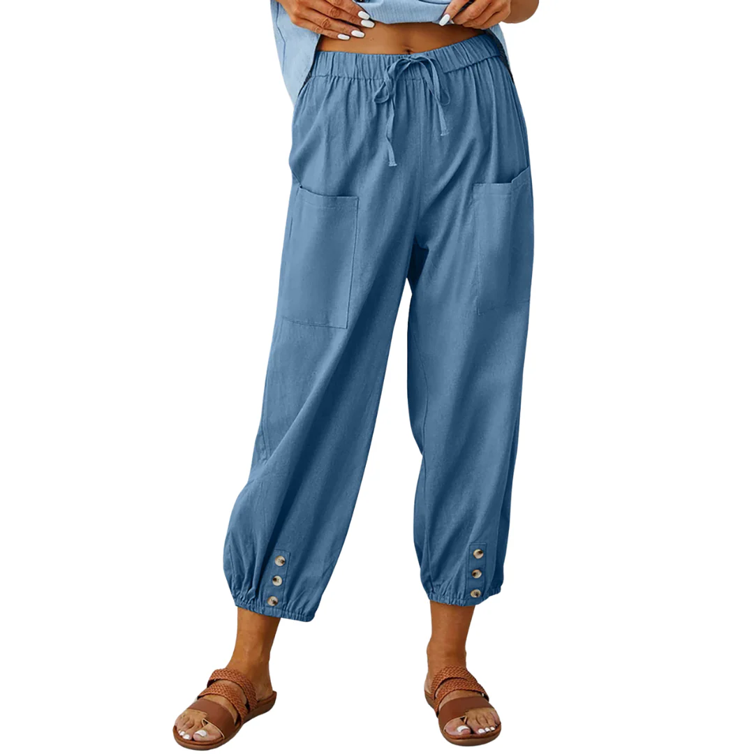 Vera® | Chic Loose Linen Pants For Summer - Image 8
