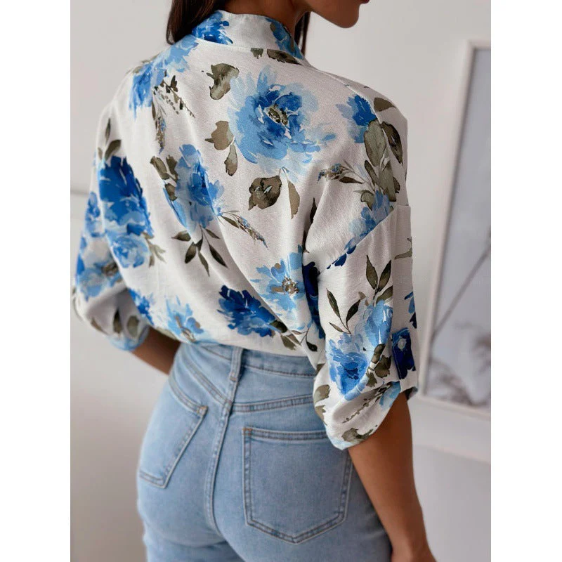 Vera® | Women'S Floral Oversized Button Top - Image 4
