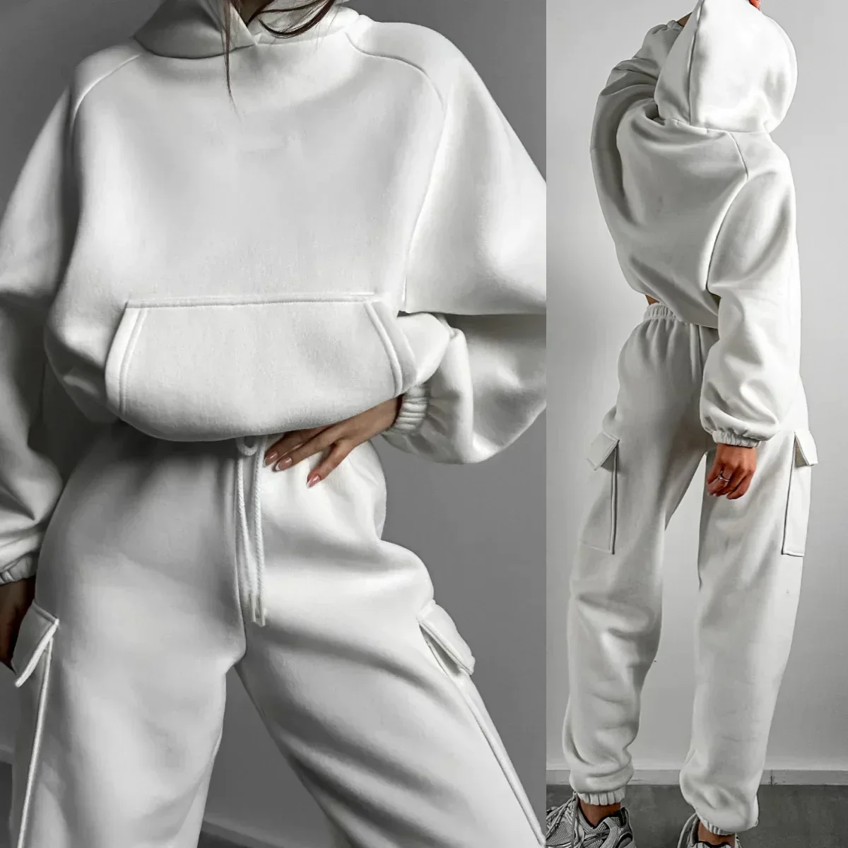 Vera | Hooded tracksuit and trousers set