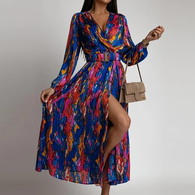 Verónica® | Bohemian Dress With A High Slit - Image 3