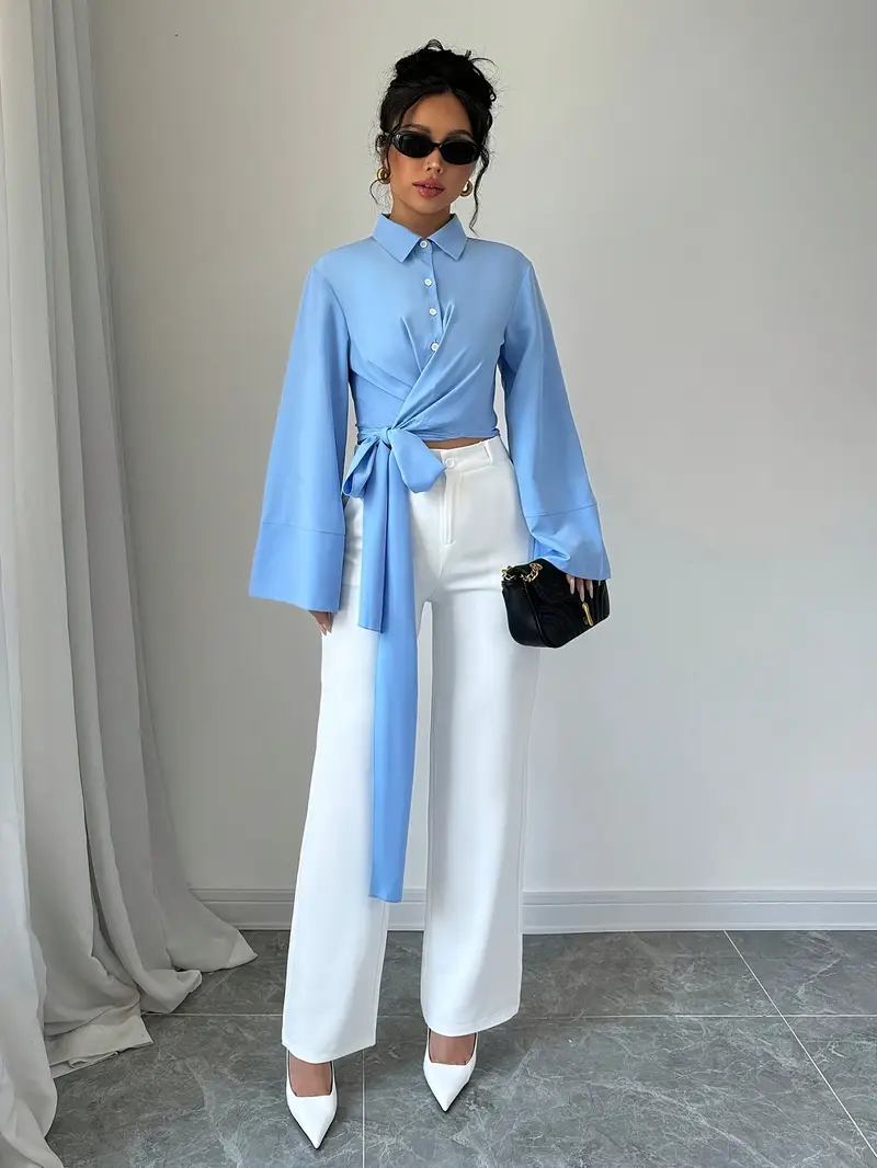 Veronica® | Elegant Long-Sleeved Blouse - Image 4