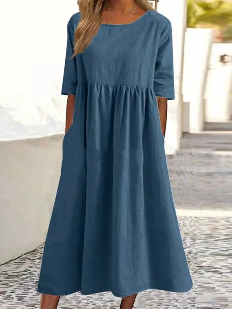 Veronica® | Midi Dress With Three-Quarter Sleeves - Image 6