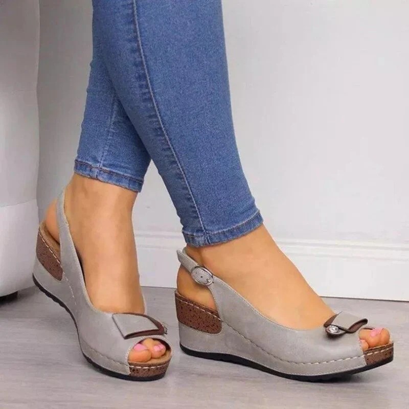 Veronica® | Orthopedic Wedge Sandals - Image 3