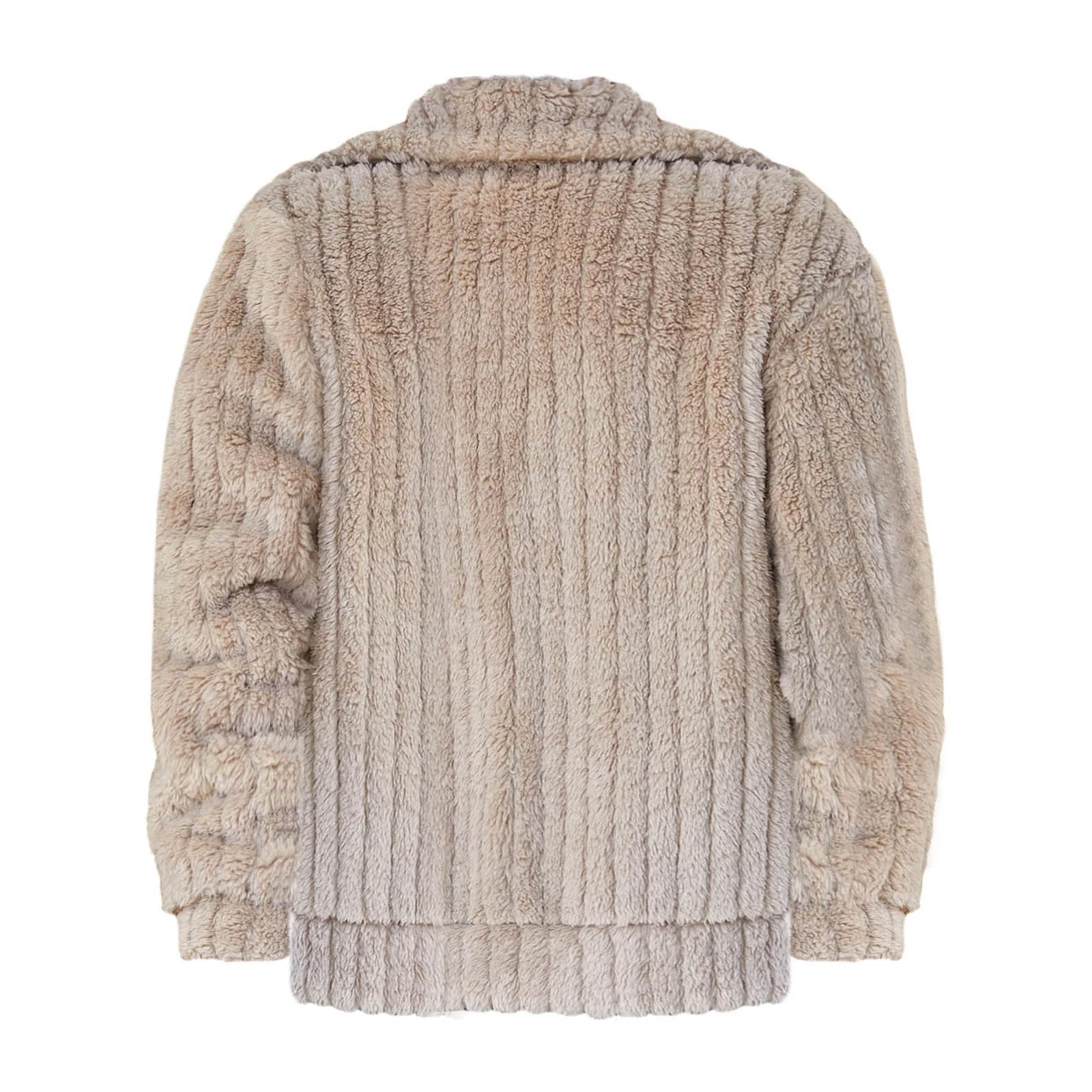 Verónica | Short and warm teddy jacket with zip - Image 6