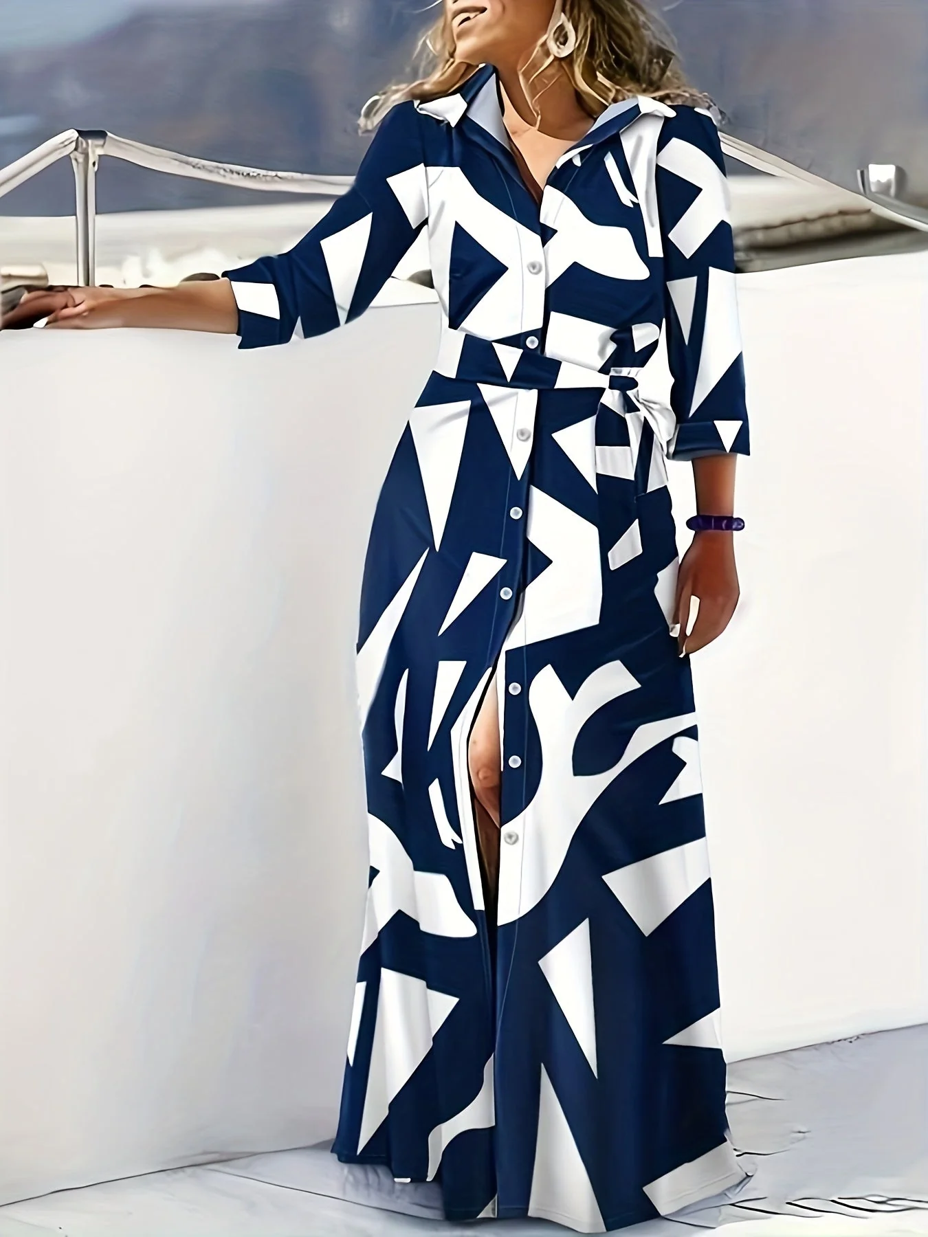 Verónica® | Striped Maxi Dress - Image 10