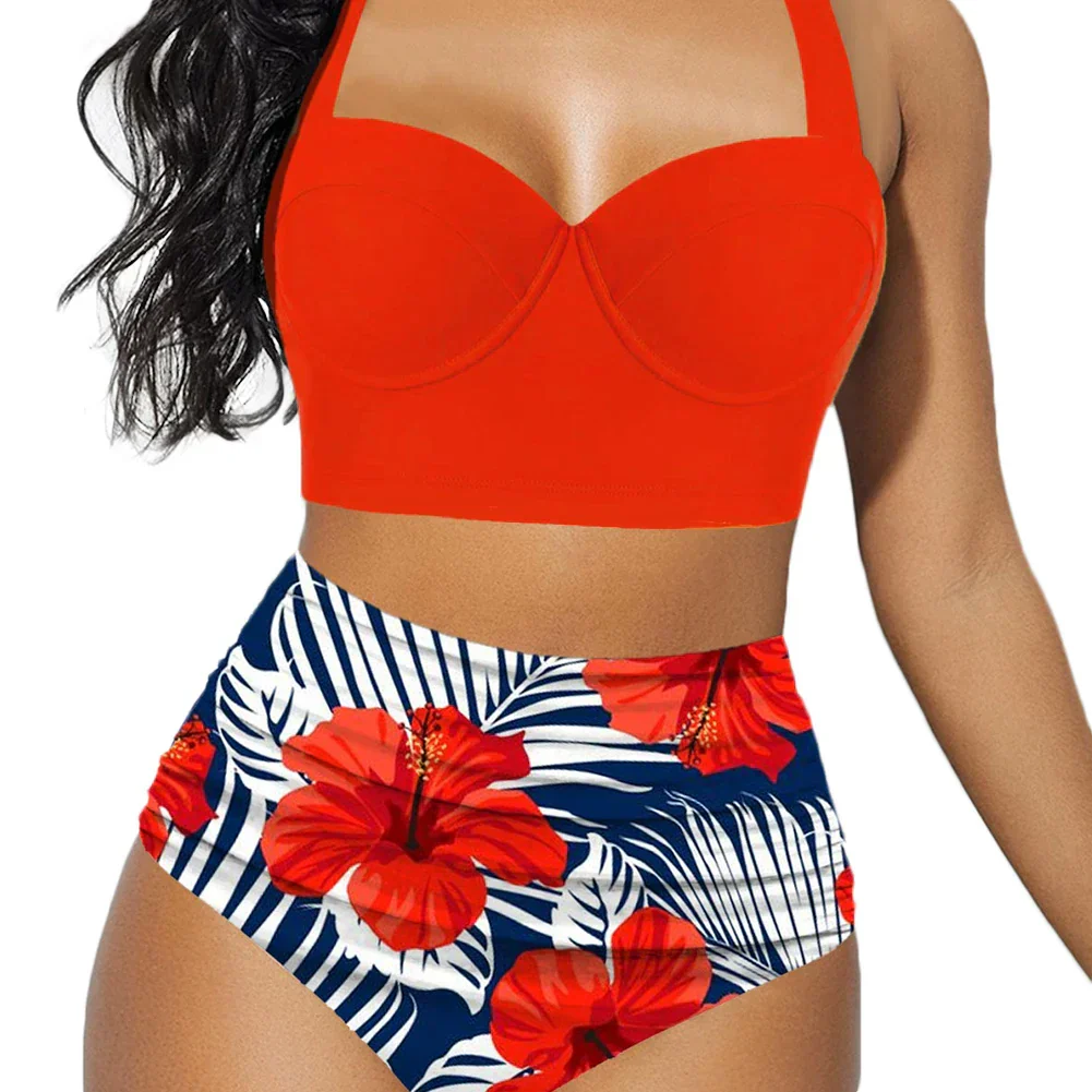 Verónica® | Up Top With High-Waisted Floral Shorts