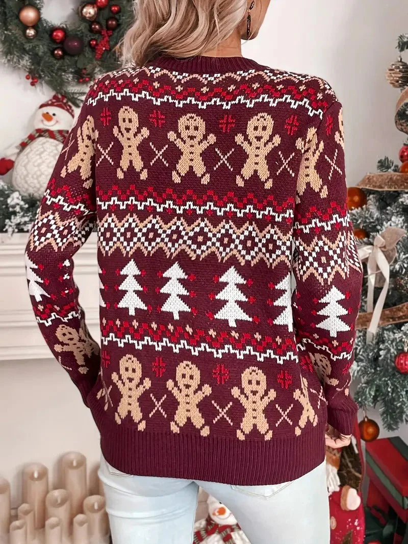 Victoria | Christmas sweater with a festive reindeer - Image 4
