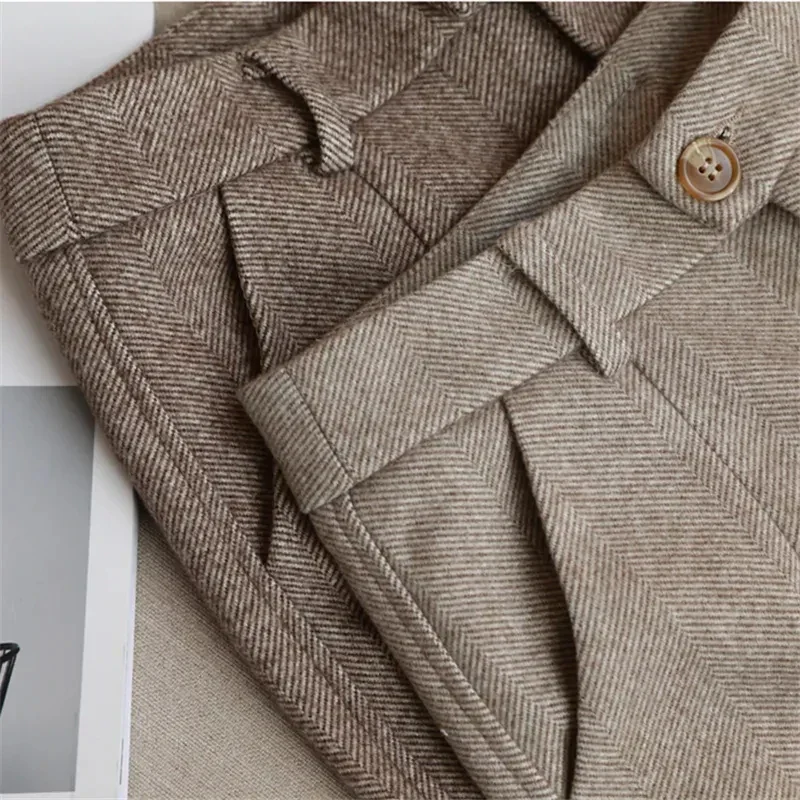 Victoria® | Formal Tweed Trousers High Waisted Style - Image 7