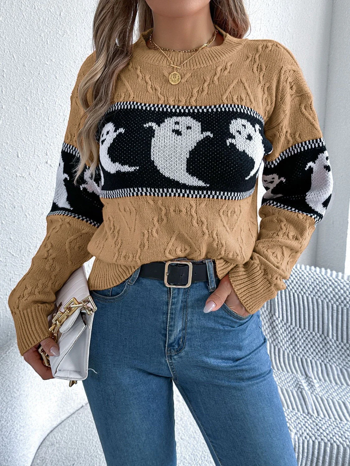 Victoria | Ghost crew neck long sleeve sweater - Image 17
