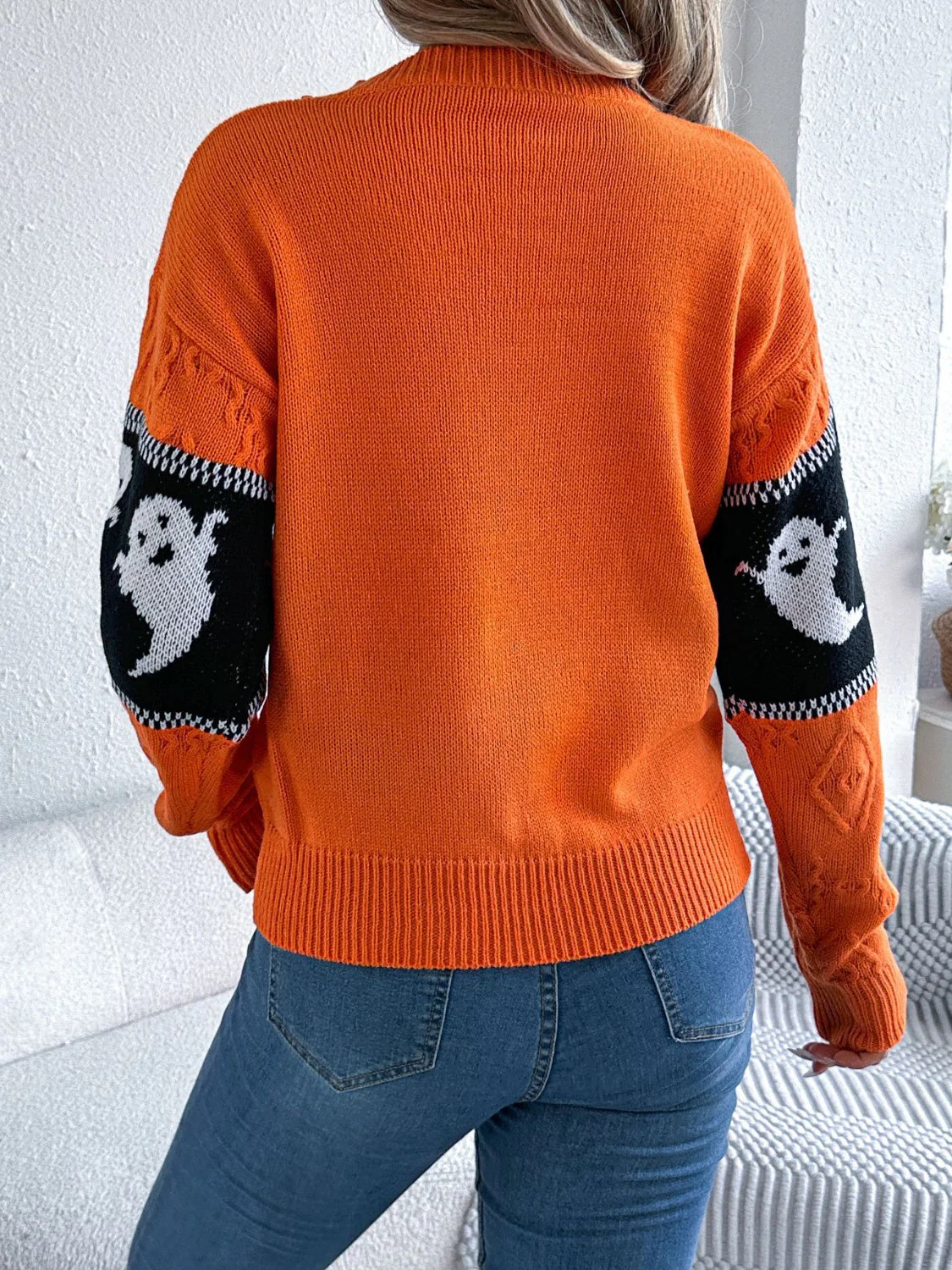 Victoria | Ghost crew neck long sleeve sweater - Image 2