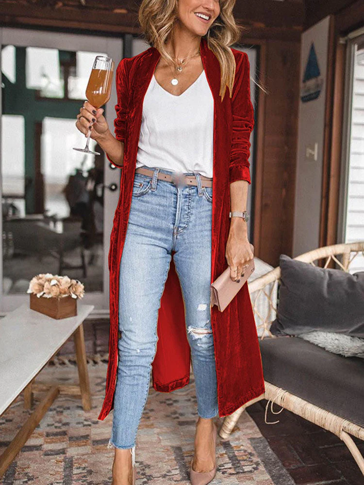 Victoria® | Uplifting My Way Velvet Kimono Jacket - Image 8