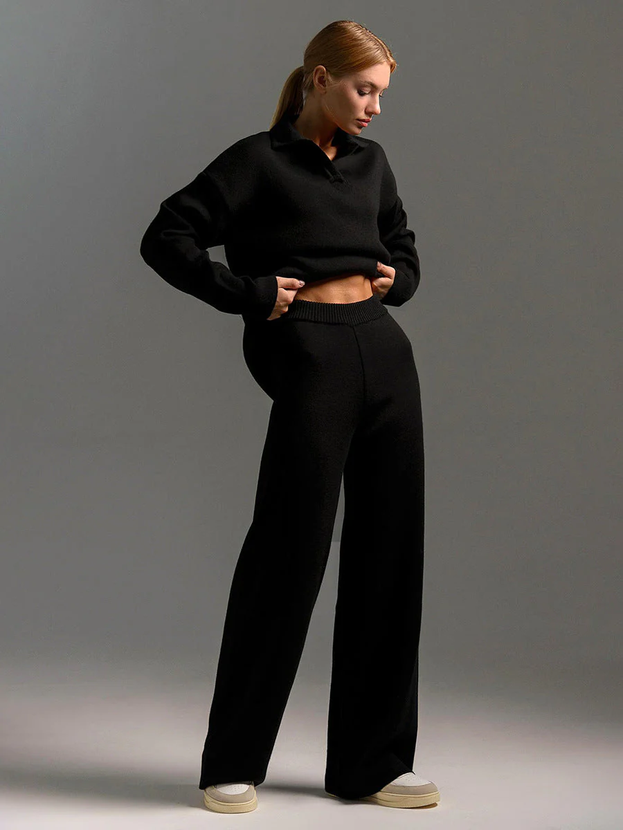 Victoria® | Women's long-sleeved polo shirt and trousers - Image 4