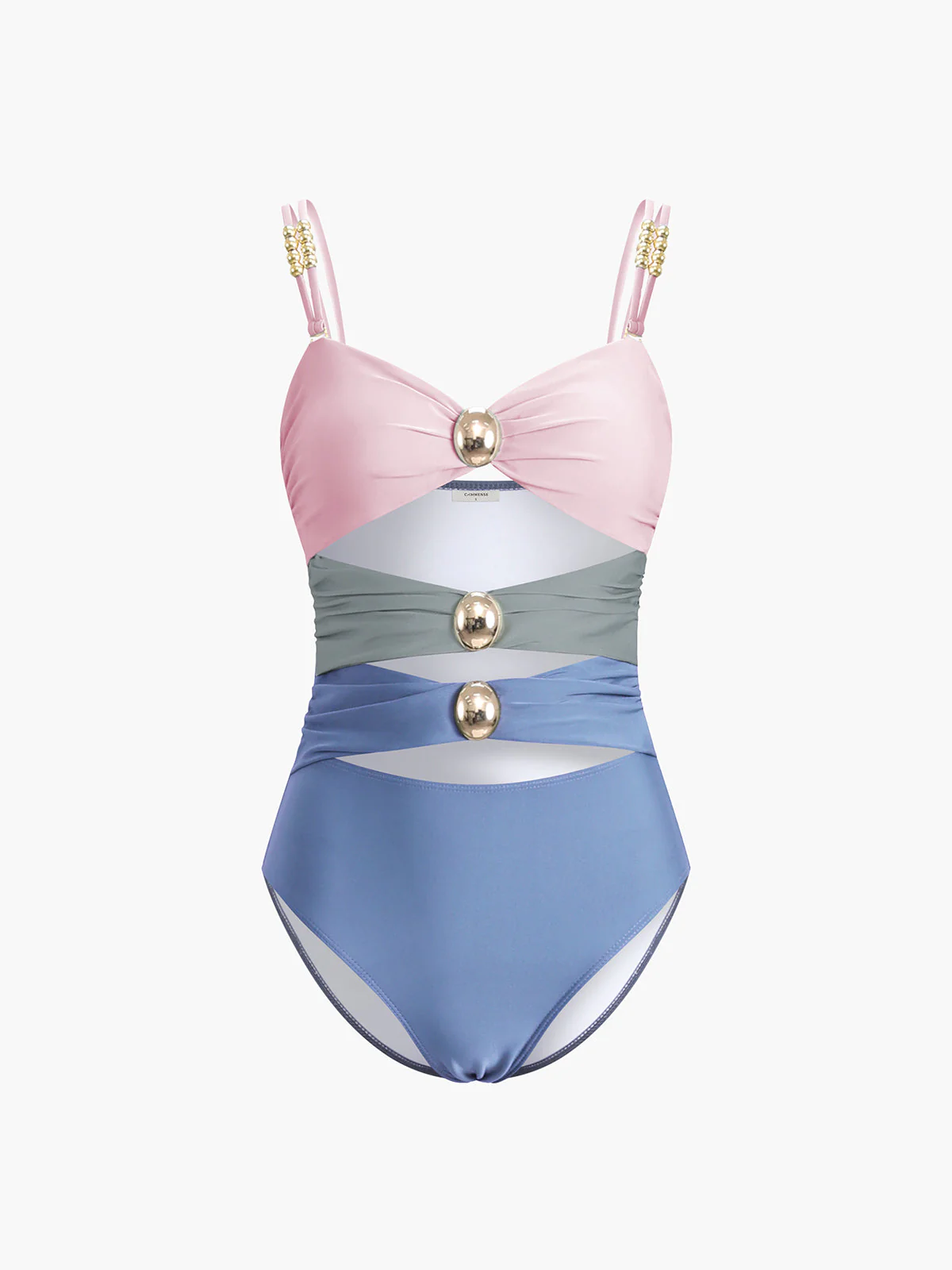 Vida® | Stylish One-Piece Swimsuit With Metallic Accents - Image 11