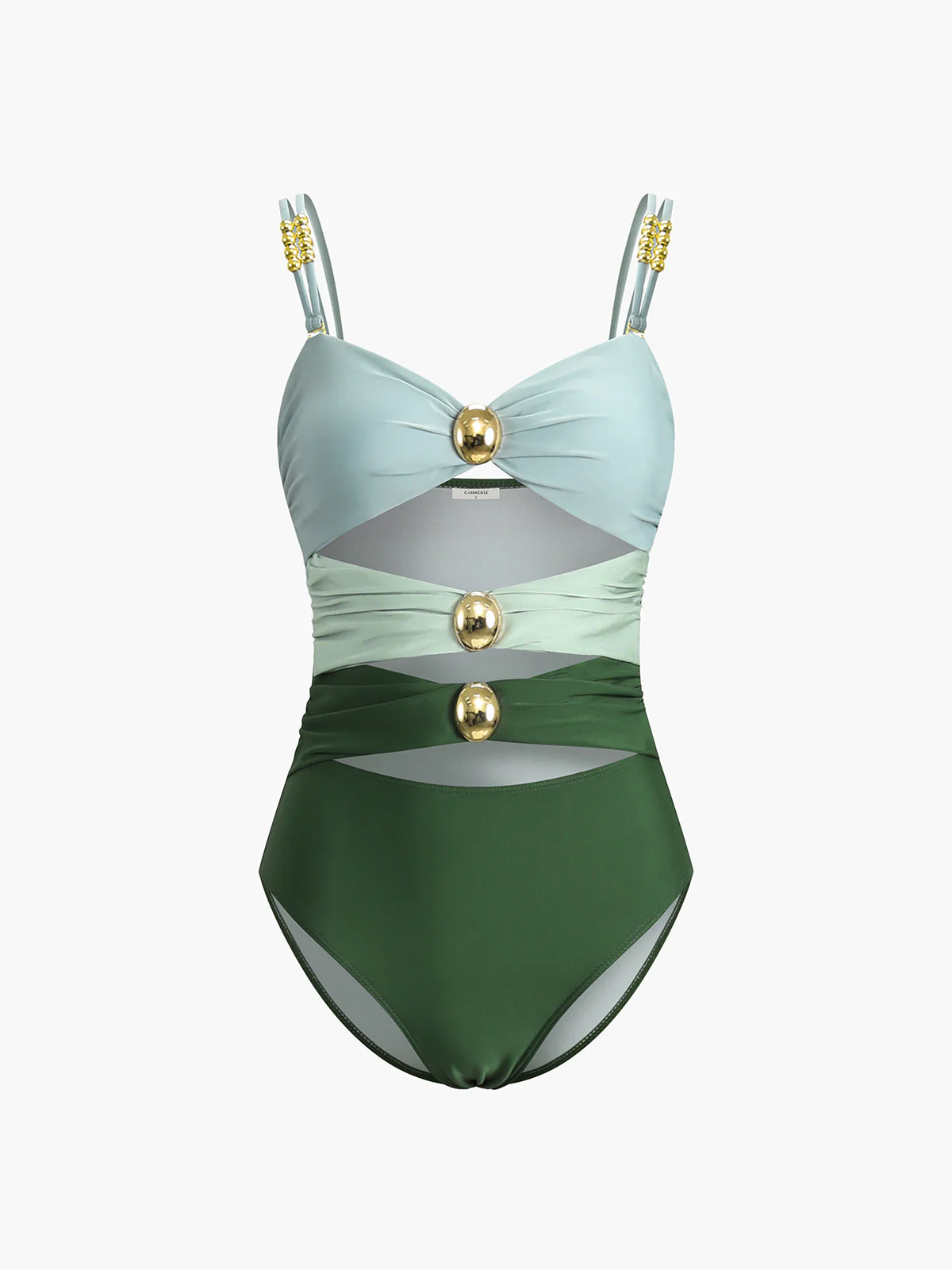 Vida® | Stylish One-Piece Swimsuit With Metallic Accents - Image 12