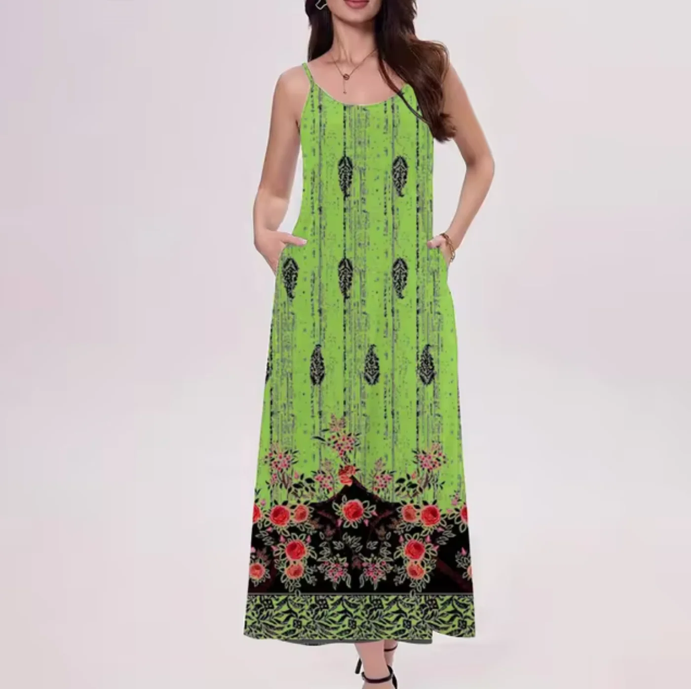 Vilma® | Elegant Printed Long Dress - Image 5