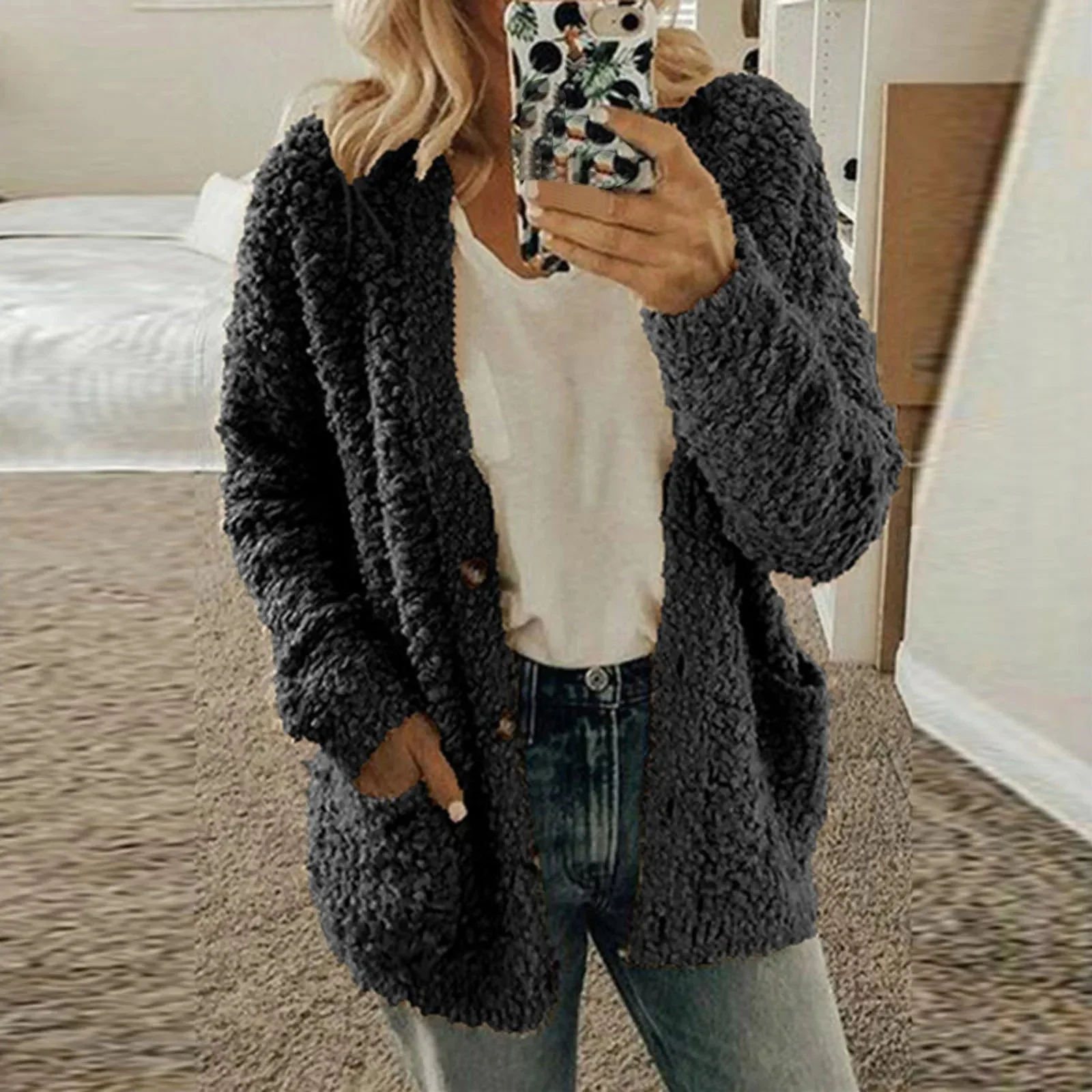 Vilma | Stylish and casual winter cardigan. - Image 2