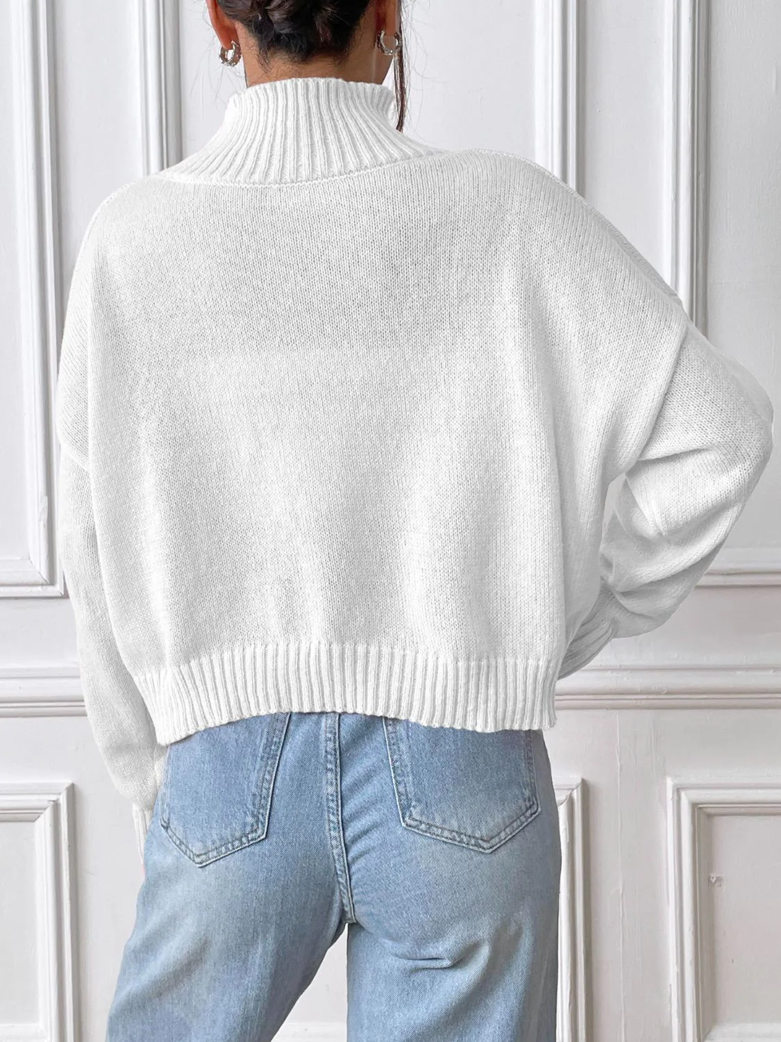 Viola | Turtleneck sweater with long sleeves - Image 2