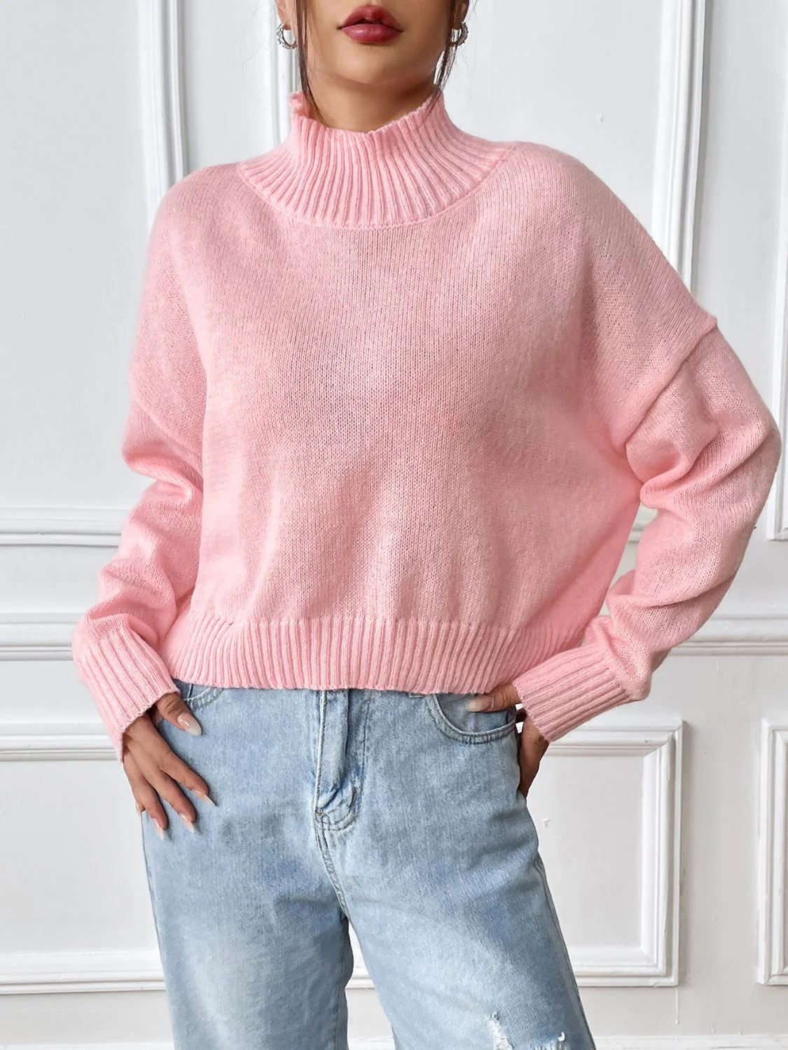 Viola | Turtleneck sweater with long sleeves - Image 4