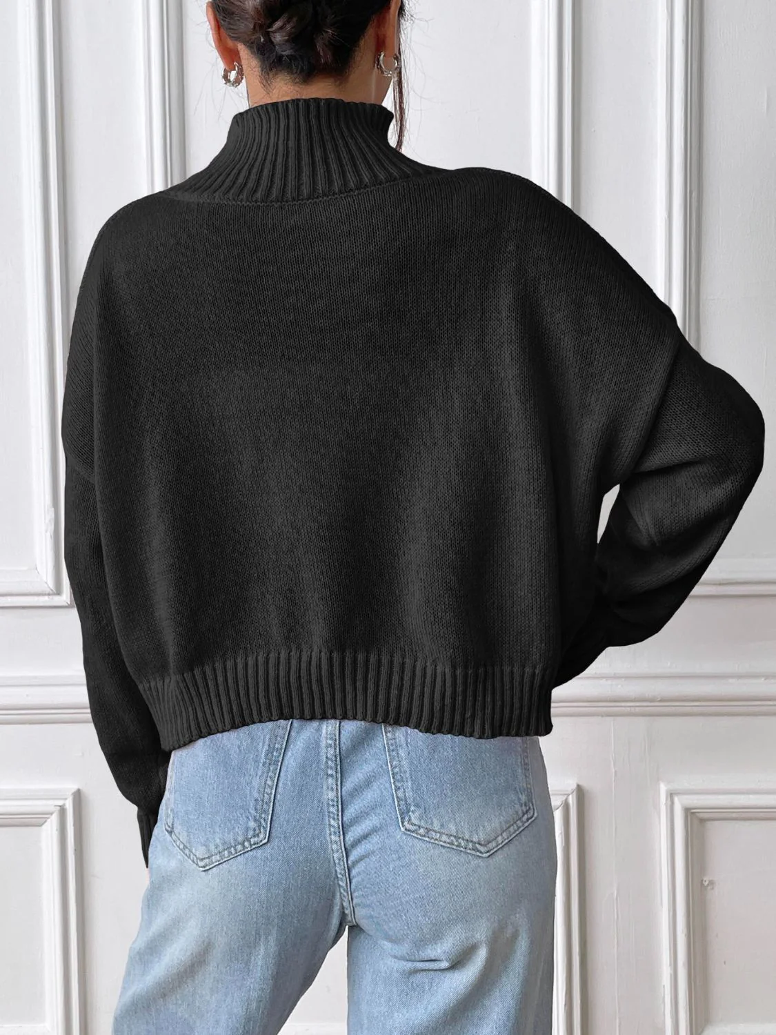 Viola | Turtleneck sweater with long sleeves - Image 9