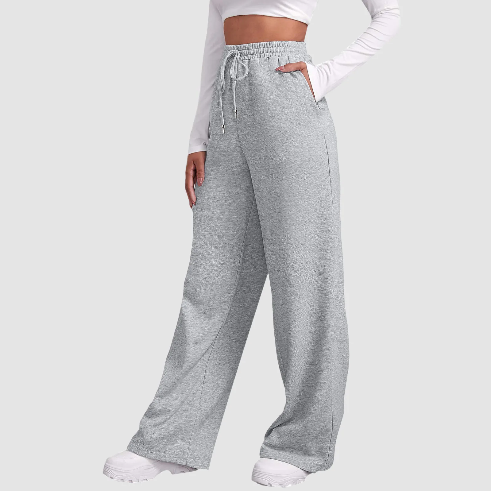 Violeta® | Casual Wide Leg Jogging Pants - Image 4