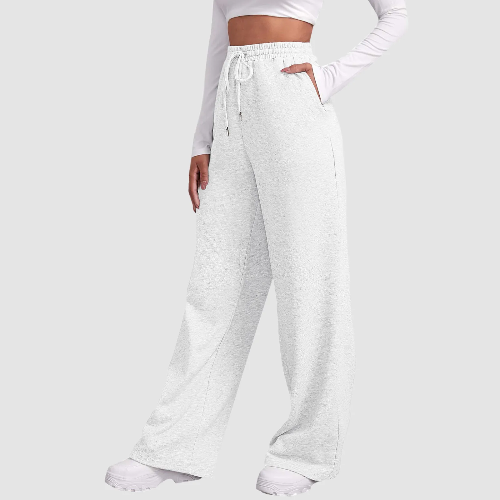 Violeta® | Casual Wide Leg Jogging Pants - Image 5