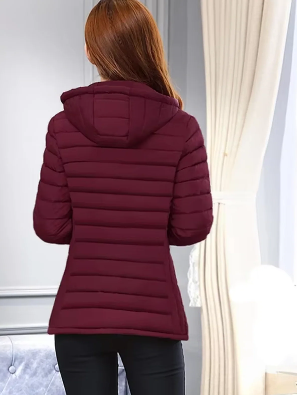 Violeta | Padded jacket with removable hood - Image 3