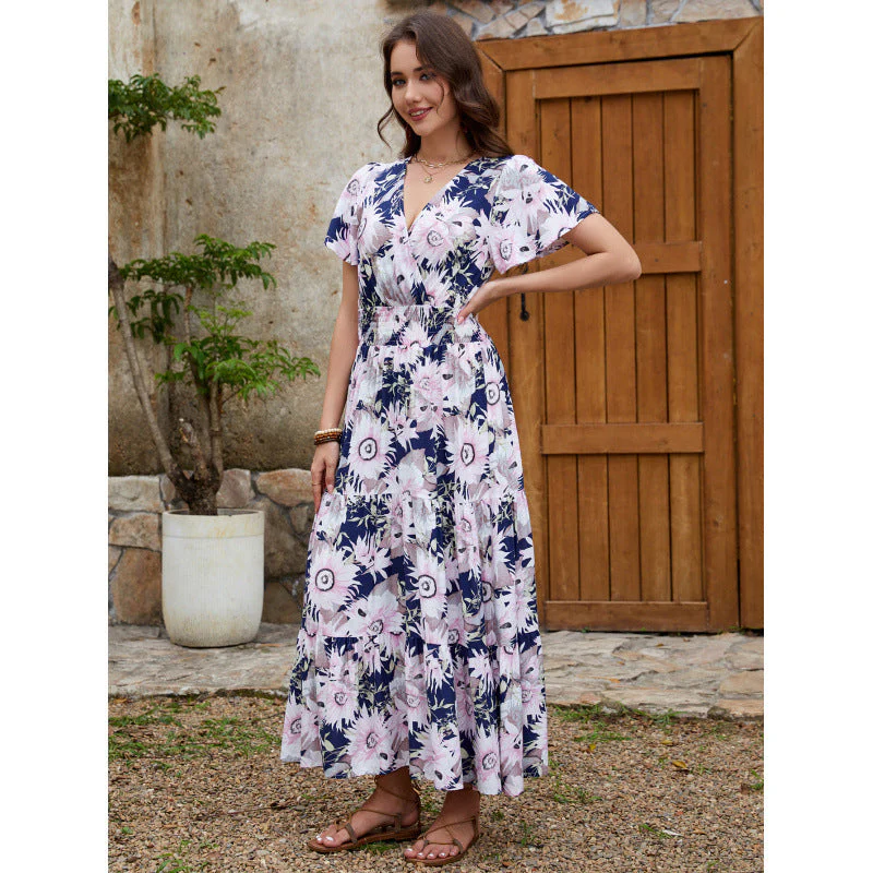 Violeta® | Women'S Floral Wrap Midi Dress - Image 3