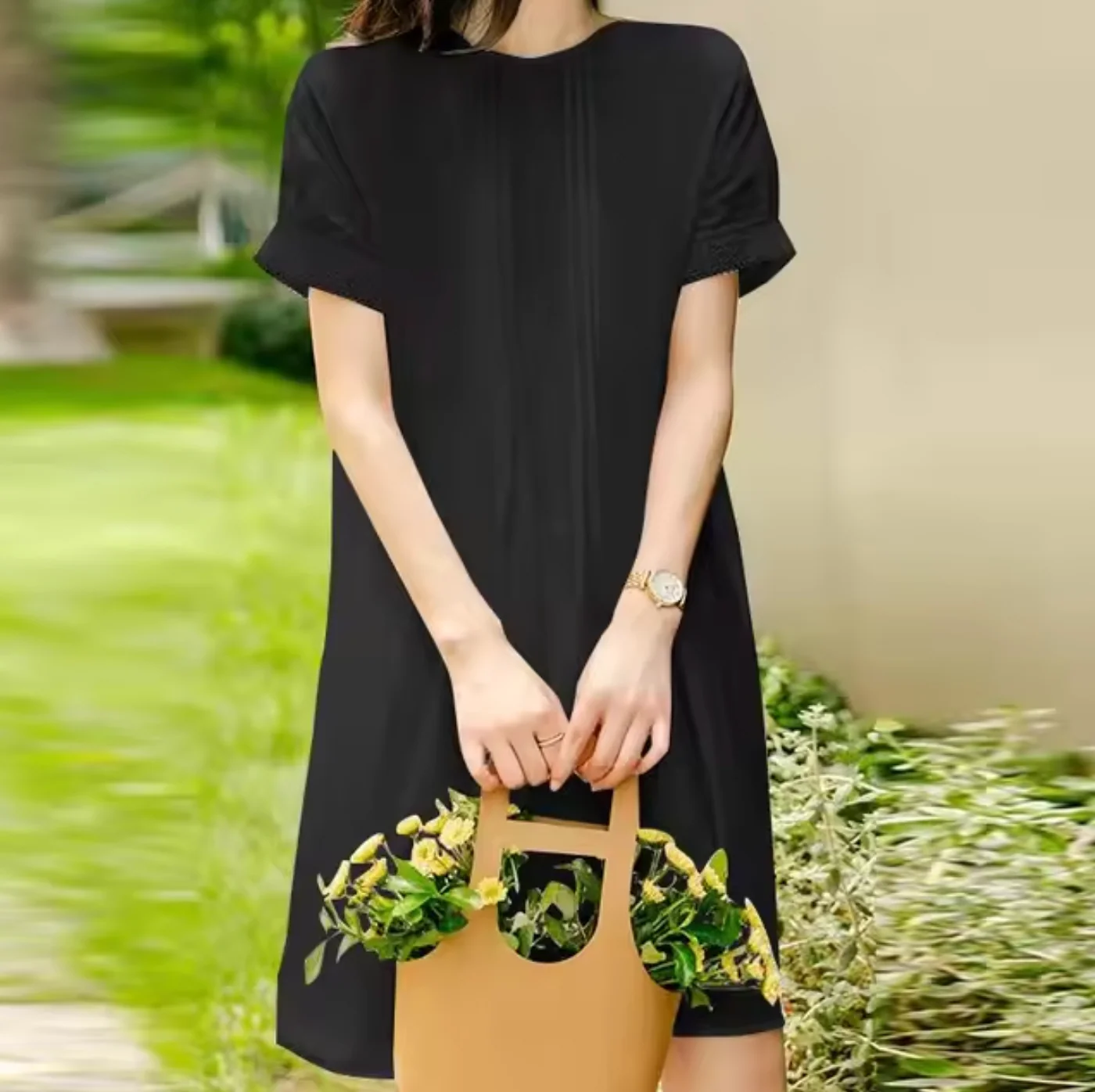 Virginia® | Elegant Dress With Round Neckline - Image 2