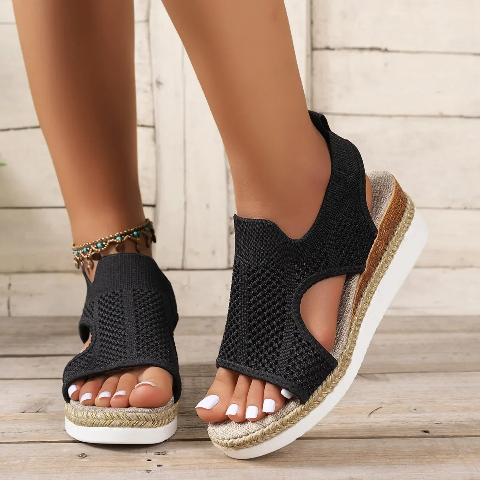 Virginia® | Stylish And Fashionable Sandals With Thick Sole - Image 8