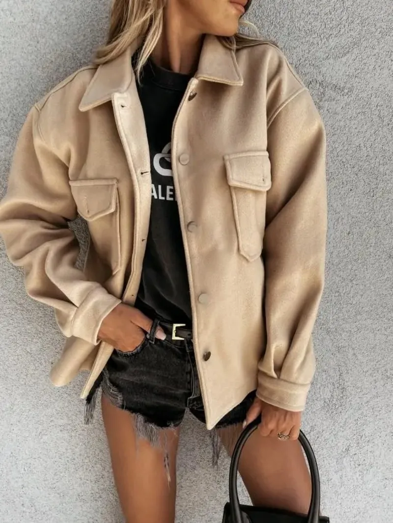 Virginia | Women's chic cotton winter jacket - Image 3