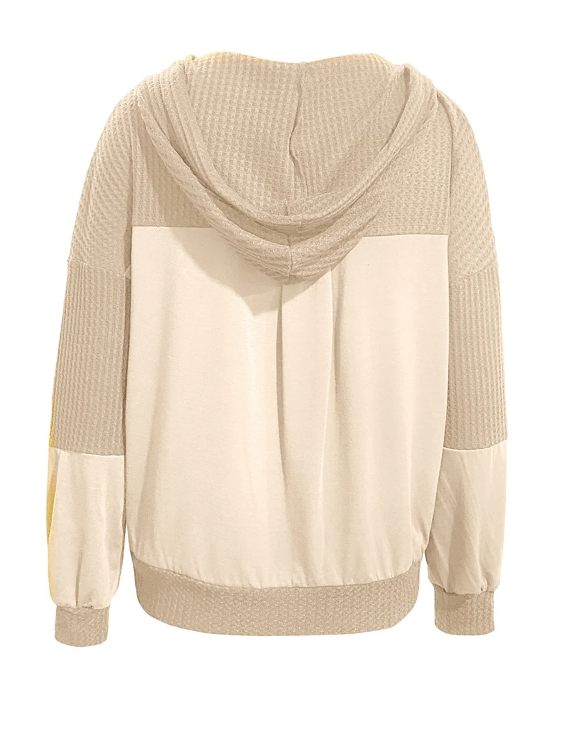 Vittoria | Contrast drawstring hoodie with long sleeves - Image 7