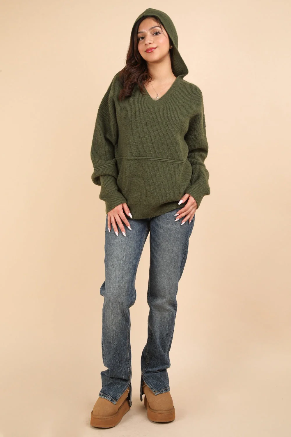 Vittoria | Hoodie with seam detail and dropped shoulders - Image 5