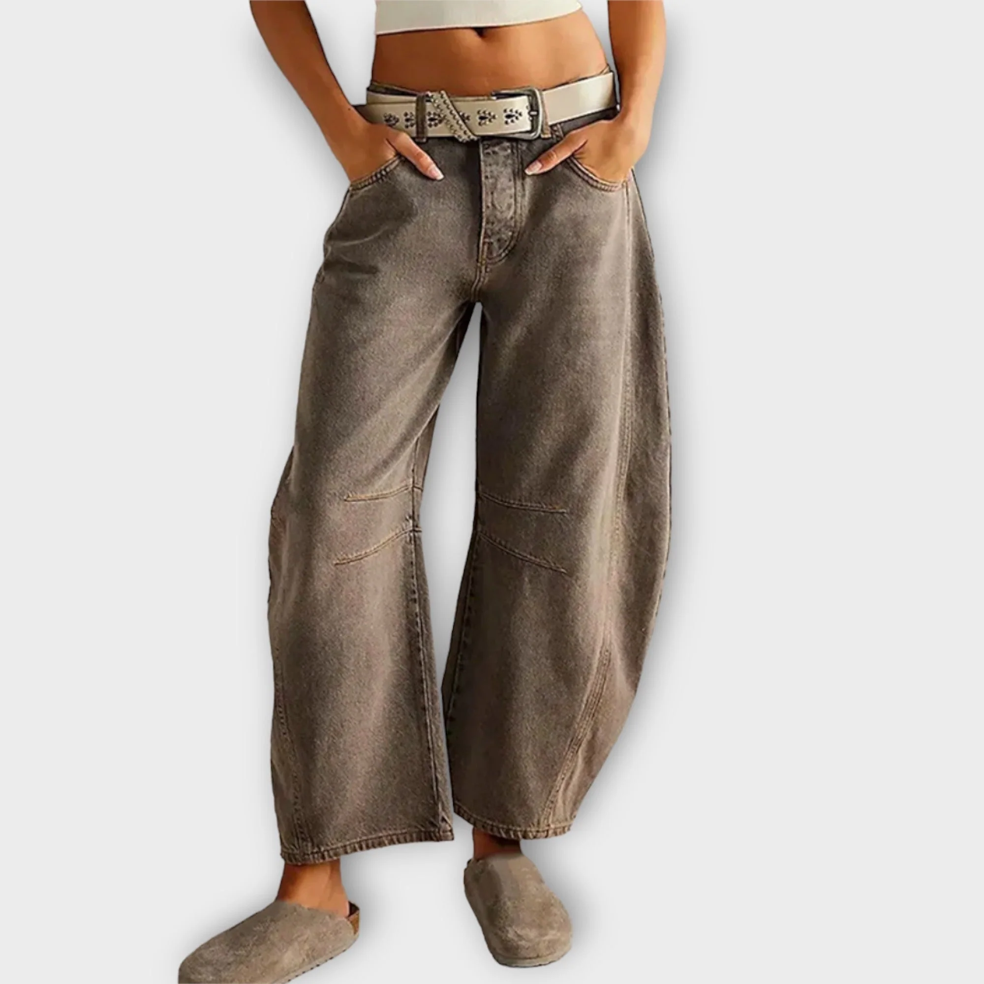 Vivian® | Luna Classic Wide Leg Jeans - Image 3