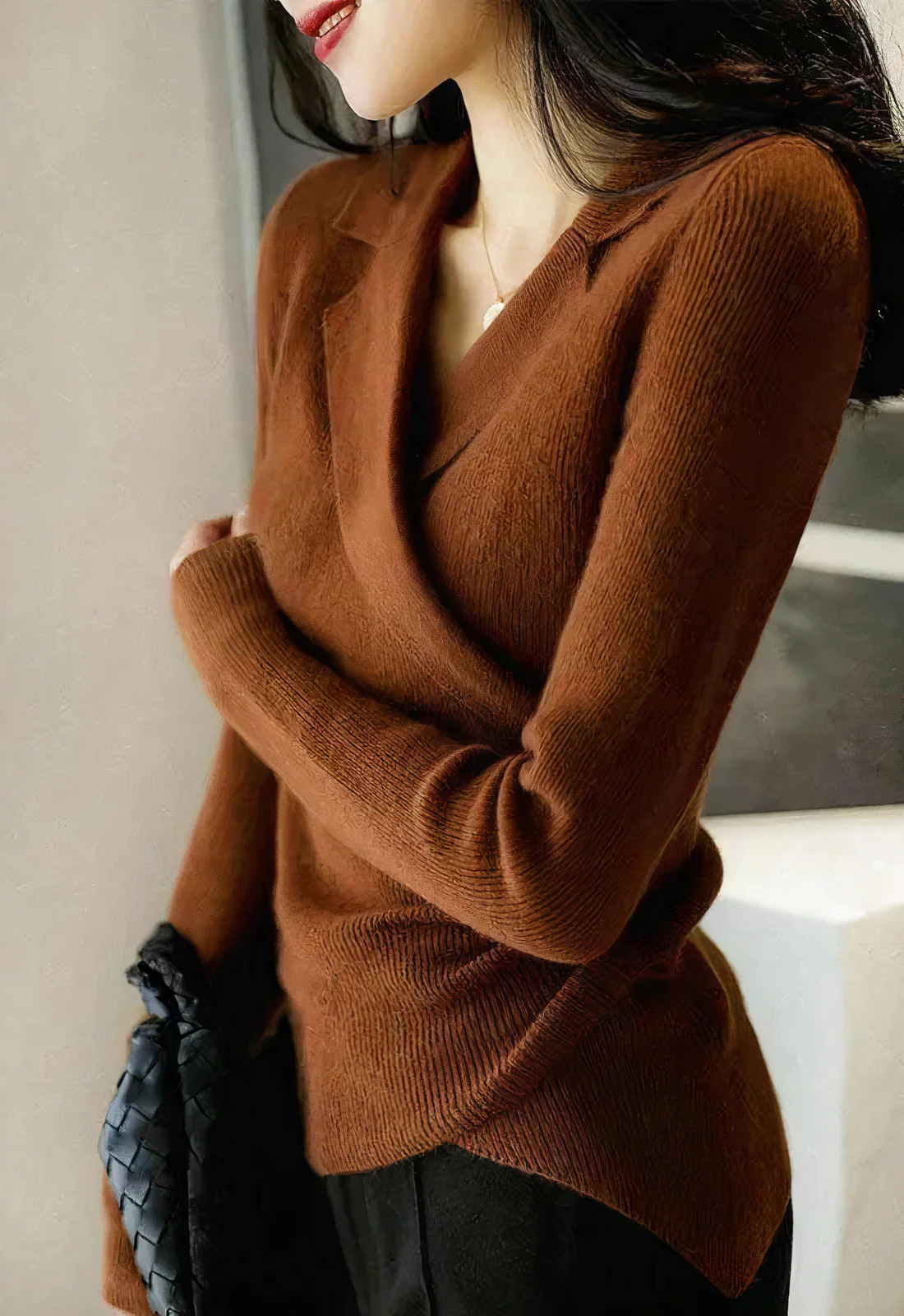 Waleska® | Criss-Cross-Strickblouse - Image 5