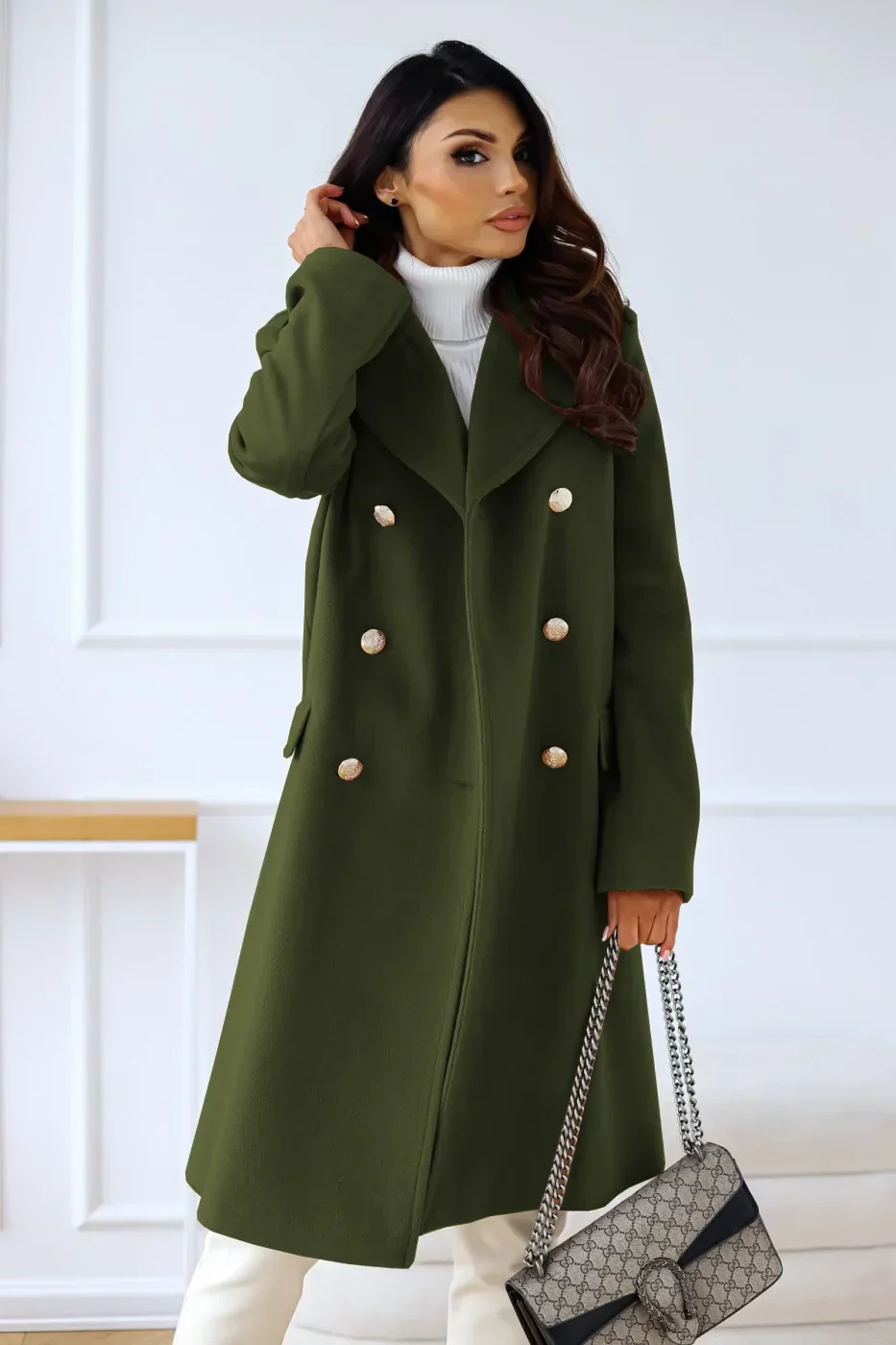 Wanda® | Elegant women's trench coat for winter - Image 4