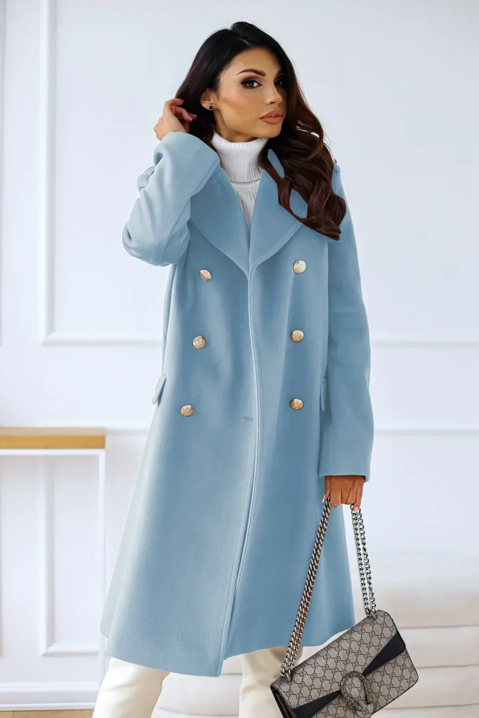 Wanda® | Elegant women's trench coat for winter - Image 7