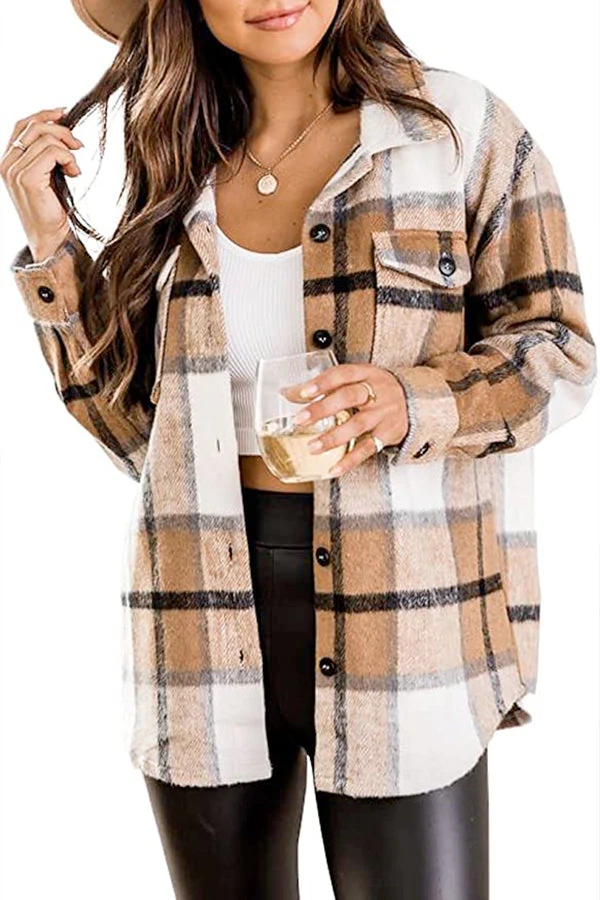 Wendy® | Long Sleeve Checked Flannel
