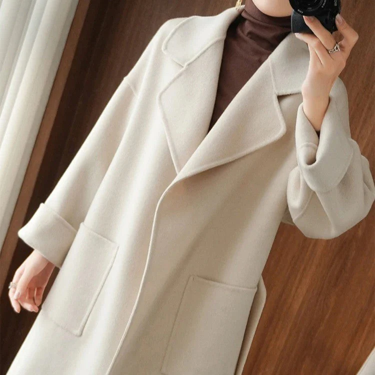 Wilma | Comfortable long coat - Image 11