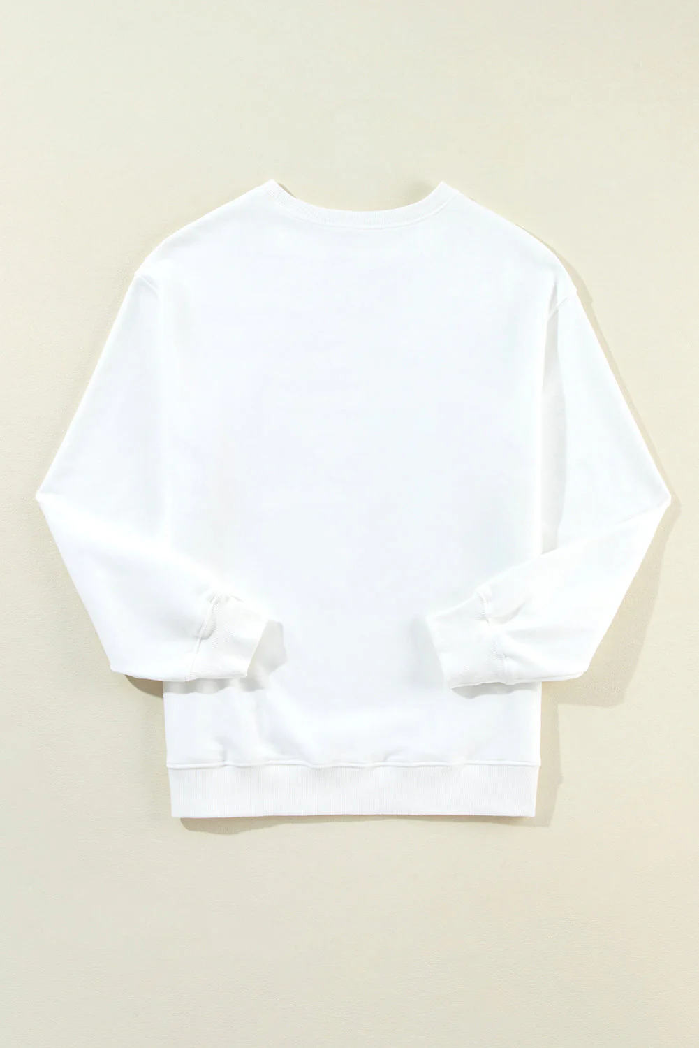 Xandra | Long sleeve crew neck sweatshirt with US flag - Image 9