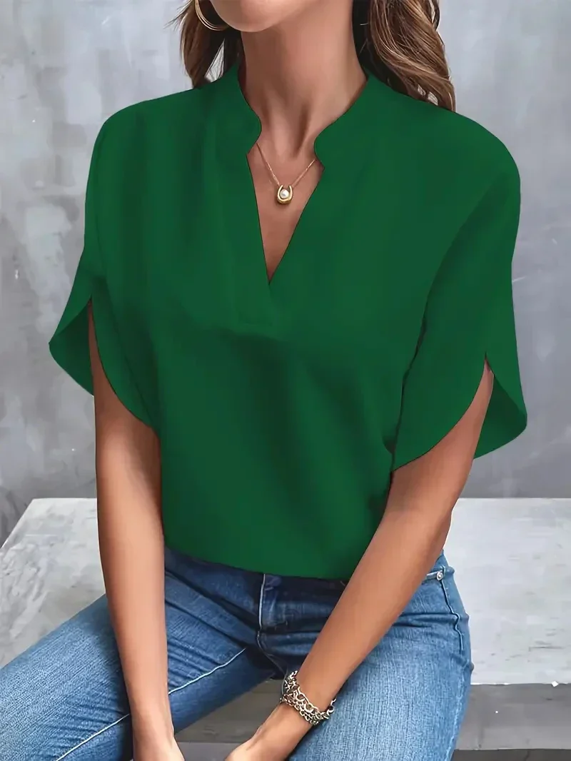 Xaviera® | Ortrud Luxurious Women'S Elegant Chiffon Blouse - Image 3