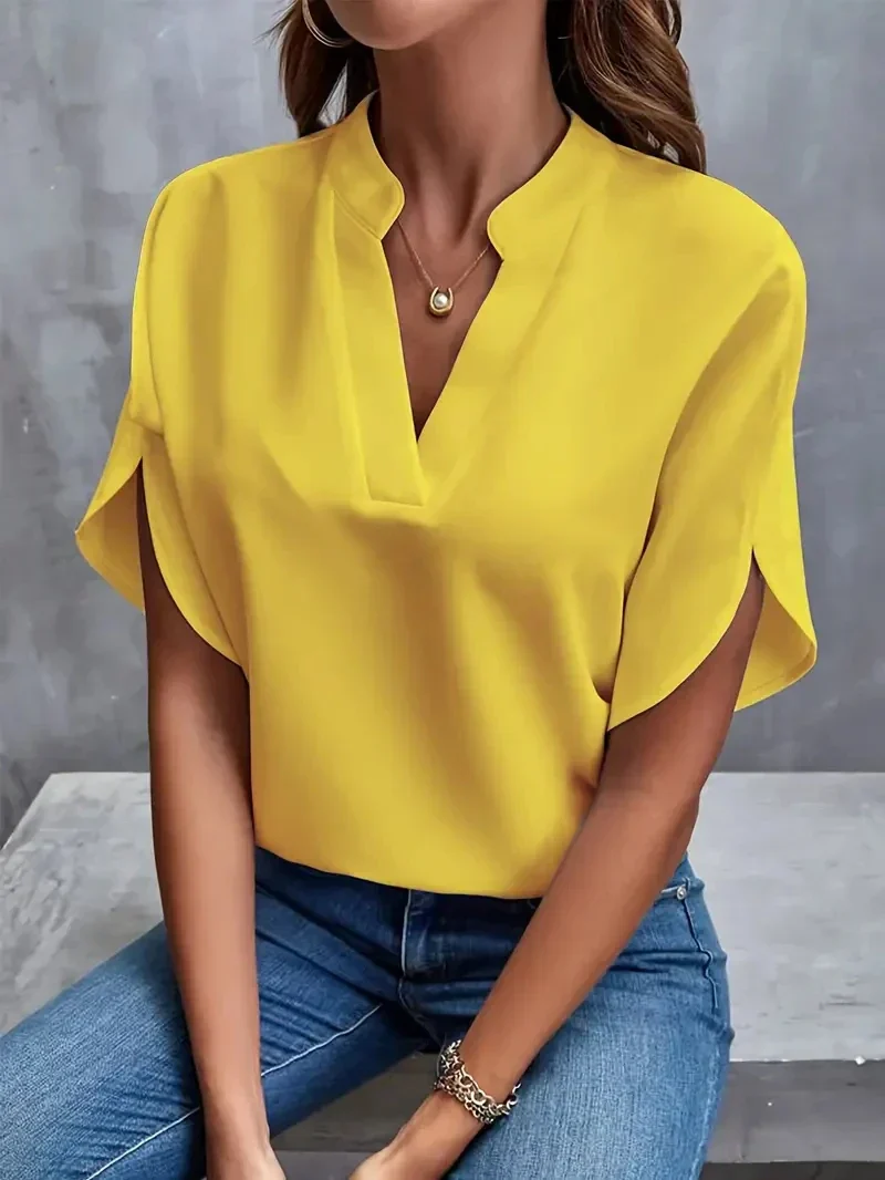 Xaviera® | Ortrud Luxurious Women'S Elegant Chiffon Blouse - Image 5