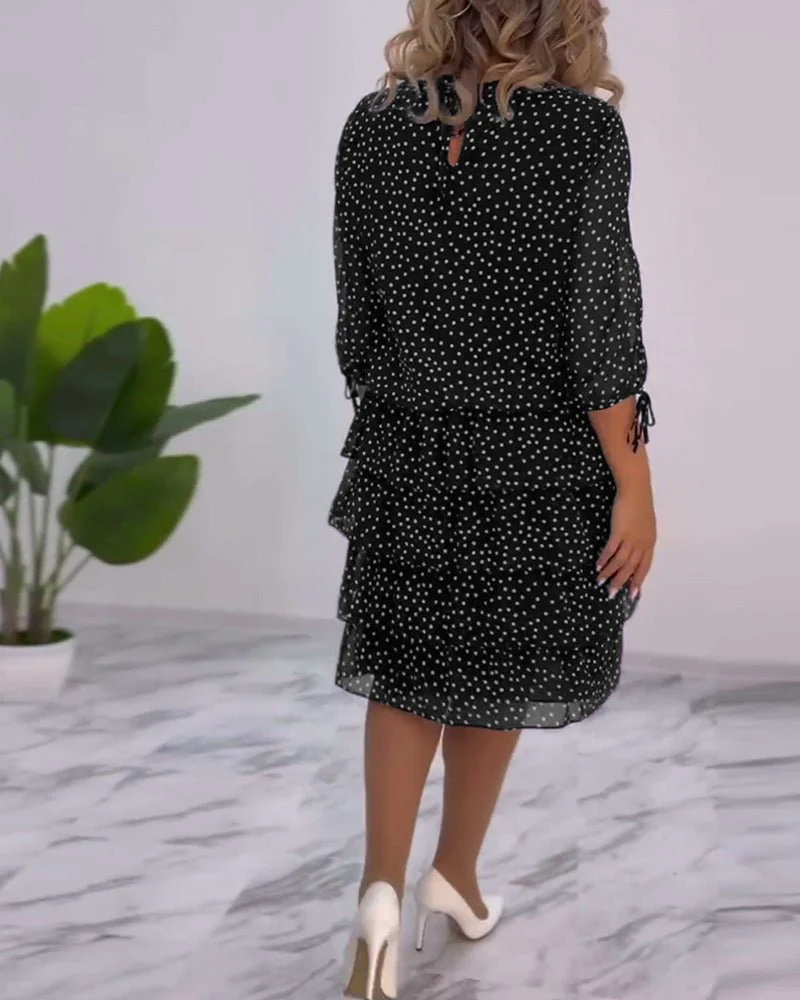 Xenia® | Layer Dress With Polka Dots - Image 10