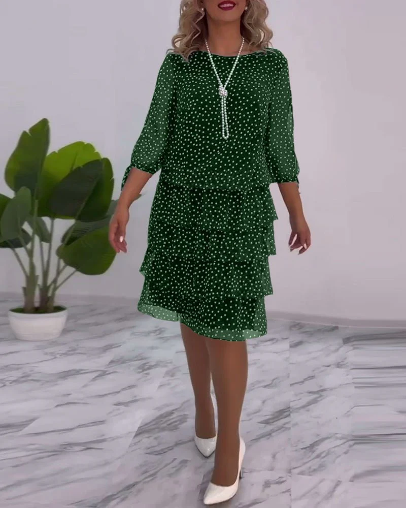 Xenia® | Layer Dress With Polka Dots - Image 14