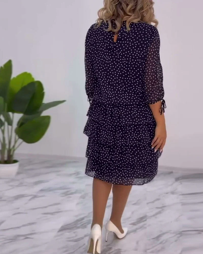 Xenia® | Layer Dress With Polka Dots - Image 4