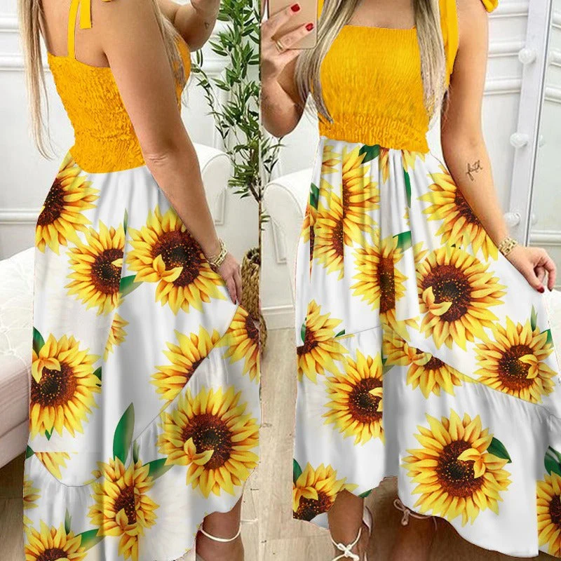 Xenia® | Women'S Floral Maxi Dress With Adjustable Shoulder Straps - Image 2