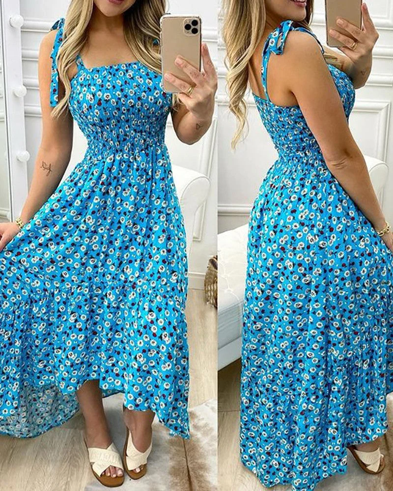 Xenia® | Women'S Floral Maxi Dress With Adjustable Shoulder Straps - Image 7