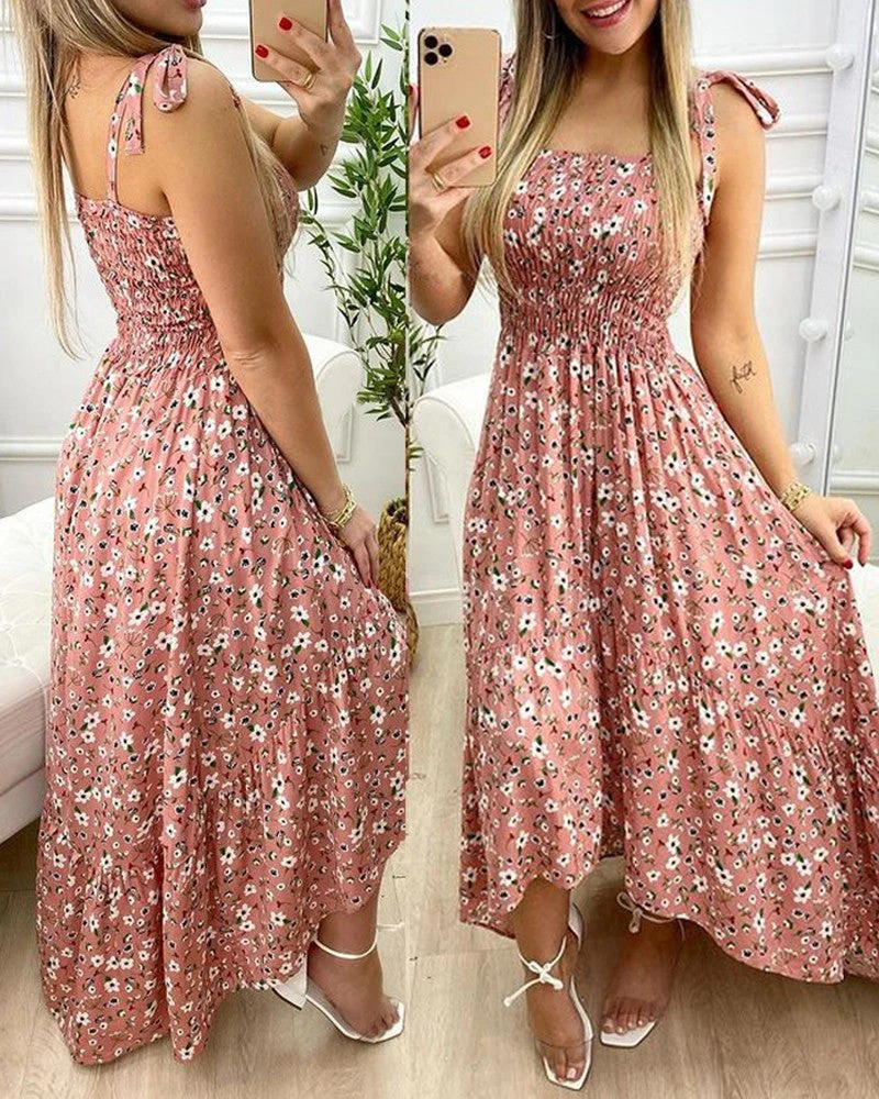 Xenia® | Women'S Floral Maxi Dress With Adjustable Shoulder Straps - Image 8