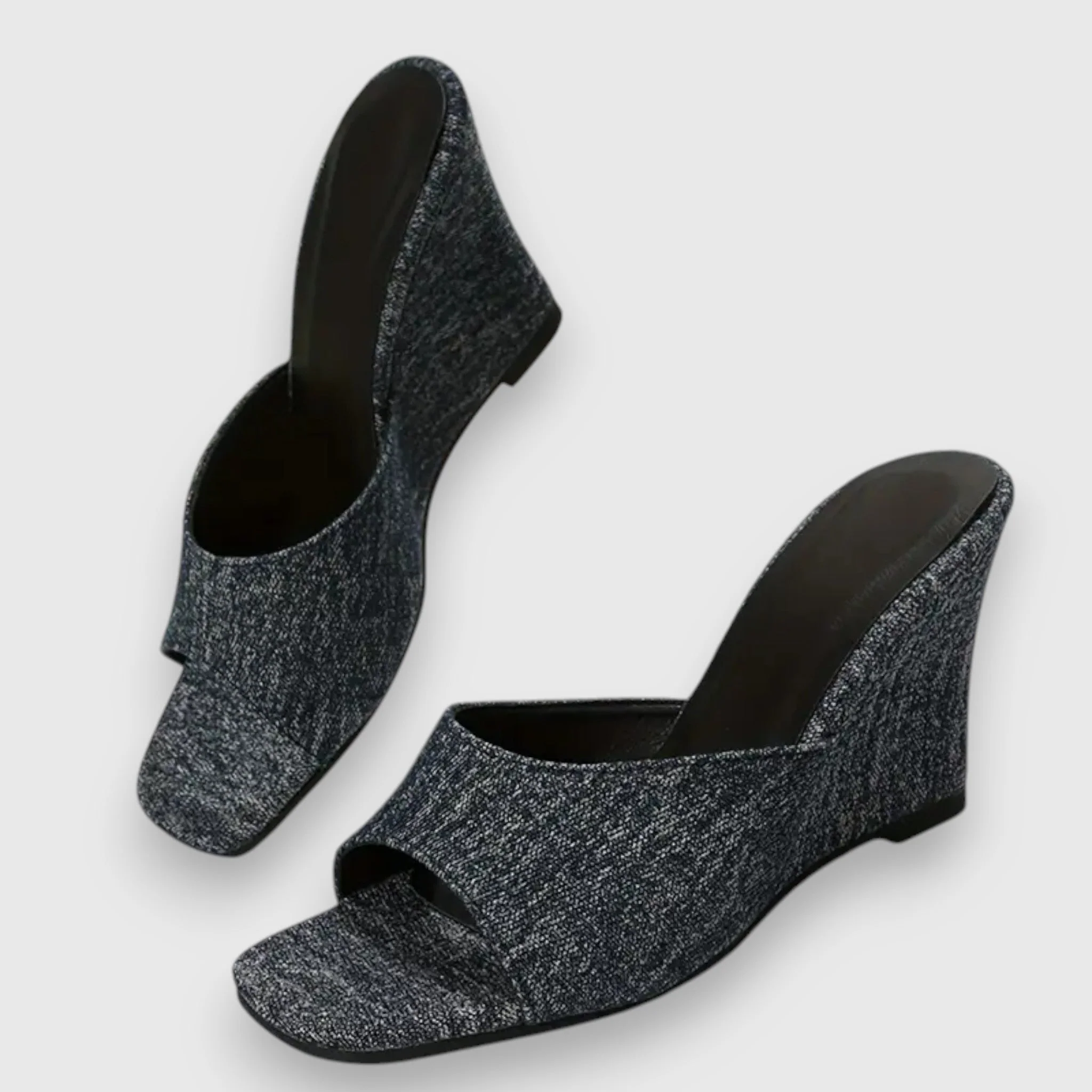 Ximena® | Jeans Keilabsatz Sandals