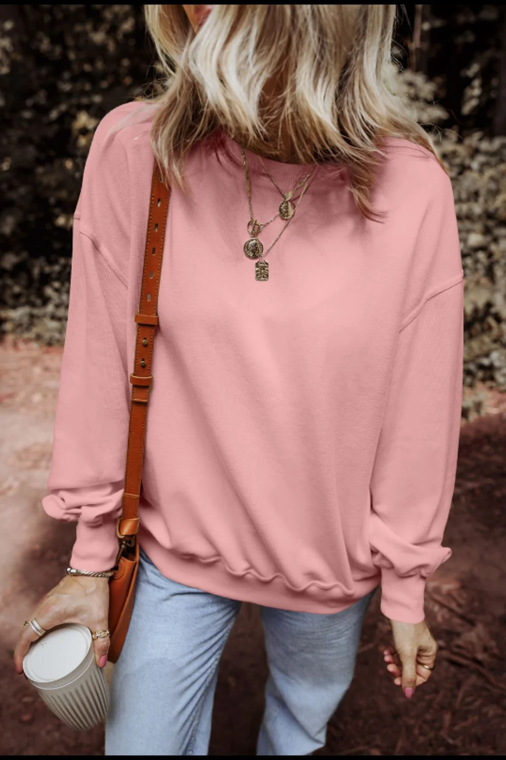 Ximena | Long-sleeved crew neck sweatshirt - Image 3